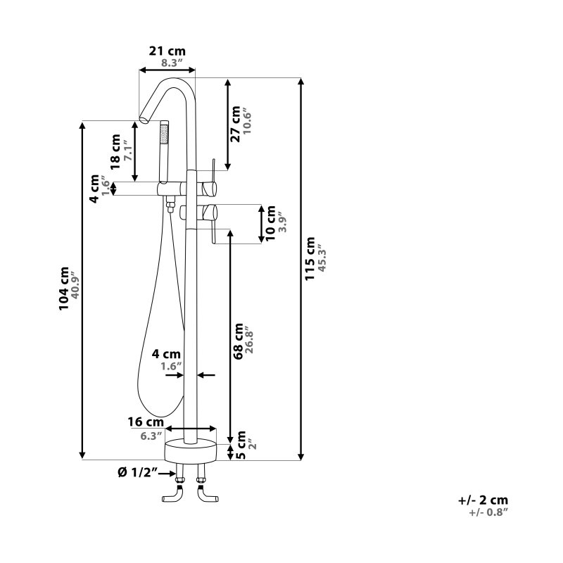 1 Handle Shower Panels And Towers Bath Filler