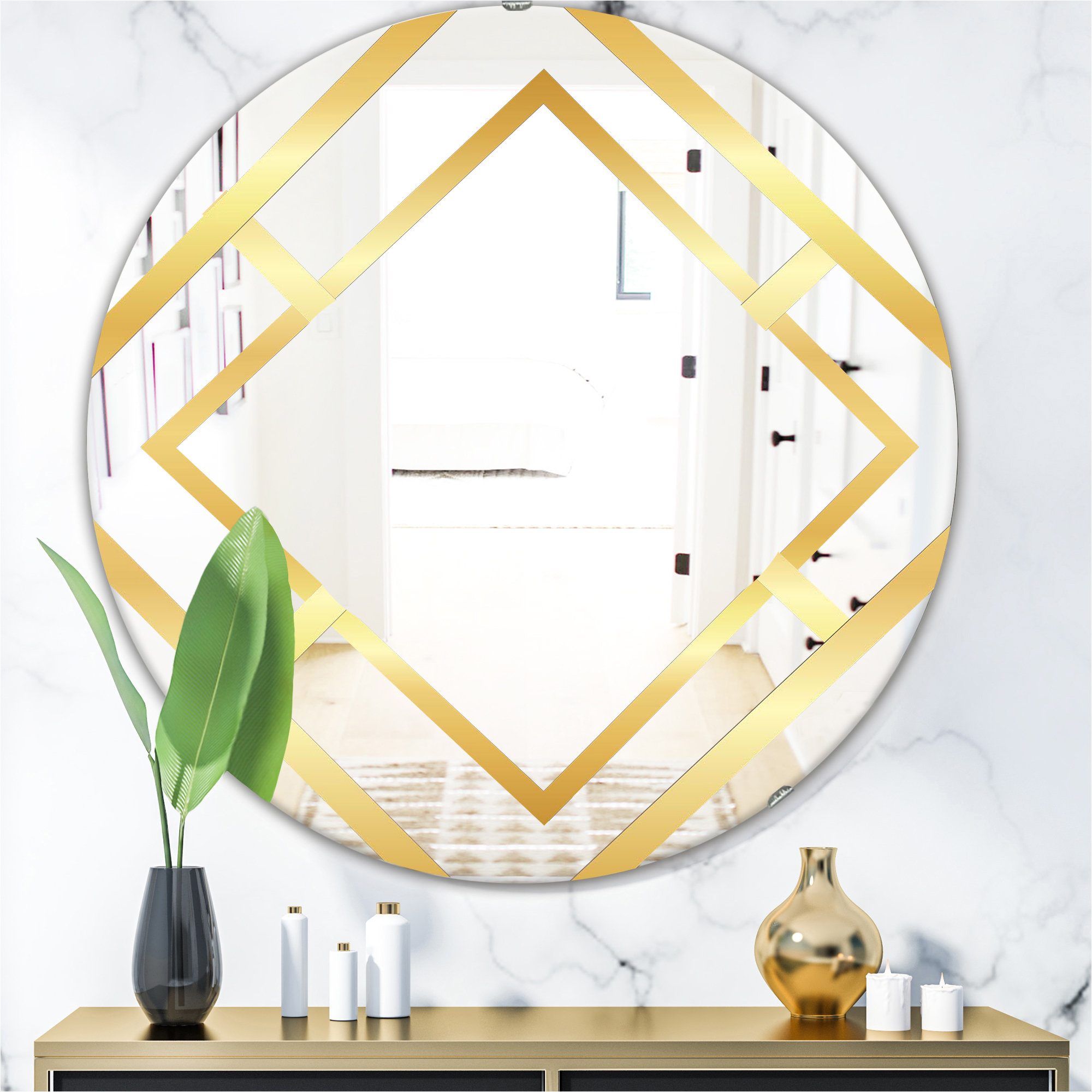 East Urban Home Capital Essential Glam Accent Mirror | Wayfair