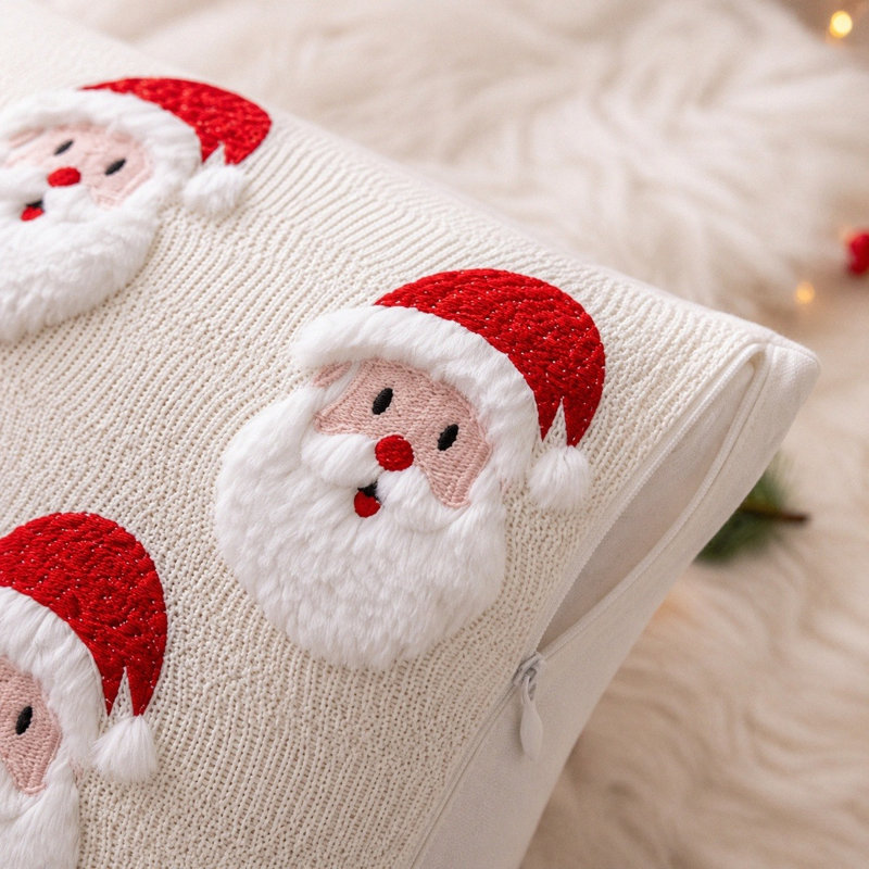 Housses de coussin 18 x 18 pouces Christmas Santa