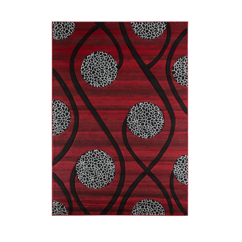 Adonia Abstract Indoor Rug, Rectangle 3'9" x 5'9"