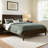 Modern Solid Wood Platform Bed with Tapered Legs, Easy Assembly, Elegant & Durable Design-1036869554-1036869559