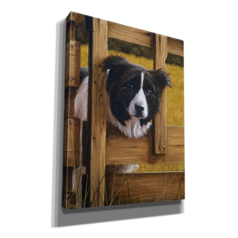 Darlleen sur toile, H 16 po x l 12 po