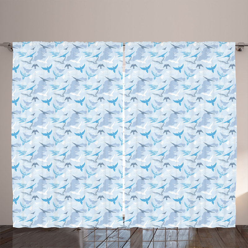 Semi Sheer Curtain Pair