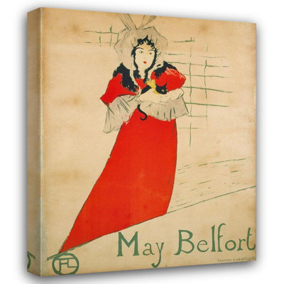 «Astoria Grand Toulouse», Lautrec, Henri de Gallery, art sur toile tendue: May Belfort