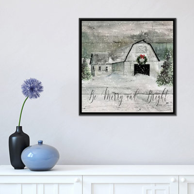 «Merry and Bright Barn» par Carol Robinson - reproduction imprimée