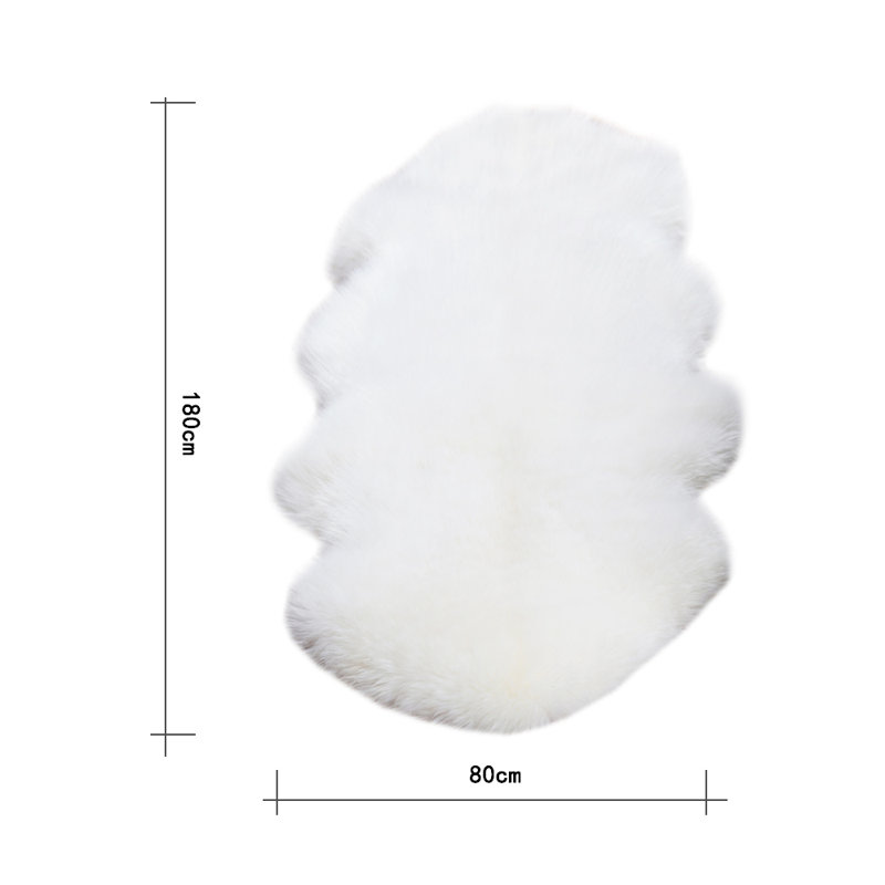 Scipio Novelty 80 cm x 180 cm Shaggy Area Rug