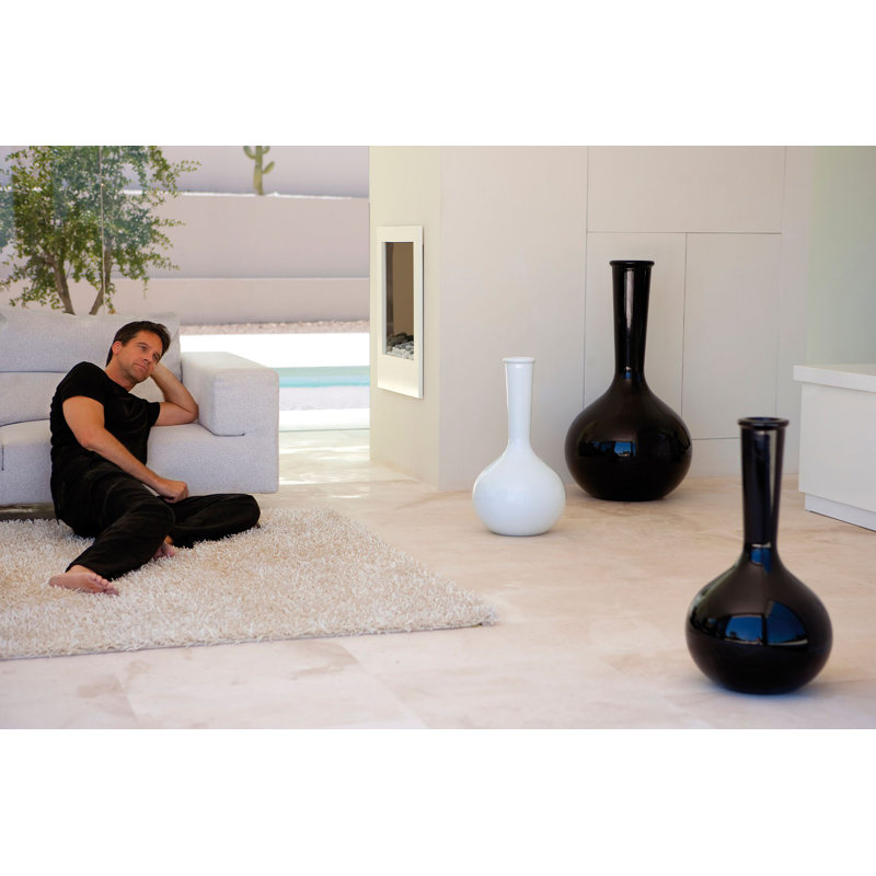 Vase de plancher en résine Chemistubes Ice, H 39,25 po x l 21,75 po x P 21,75 po