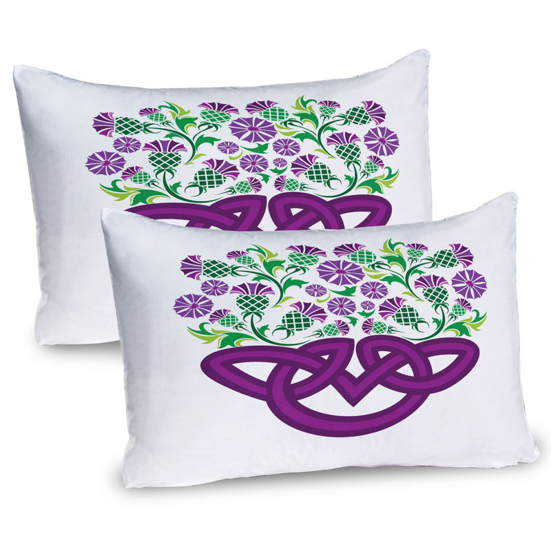 Ensemble de 2 taies décoratives Ambesonne Thistle