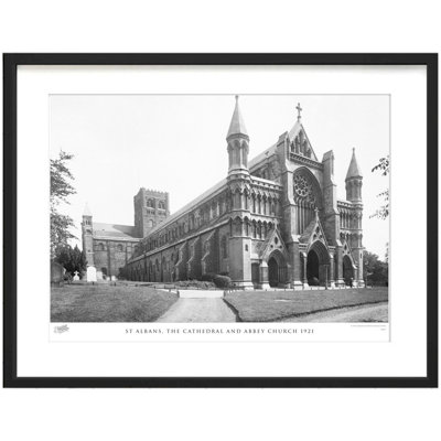 St Albans, the Cathedral and Abbey Church 1921 1 Piece Single Picture Frame Wall Art
