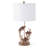 Set Of 2 Brown Turtle Reef Table Lamps