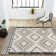Amir Moroccan Beni Souk Cream/Black Rug