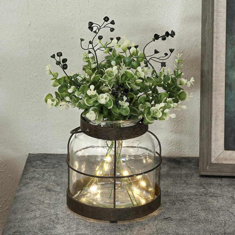 Vintage Glass Farmhouse Vase