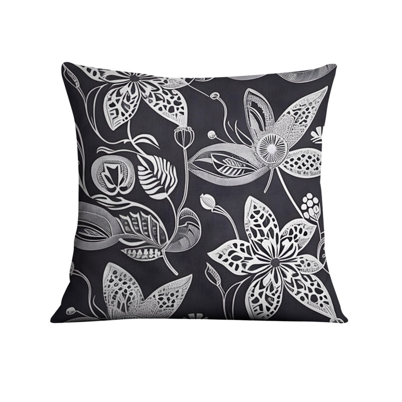 Coussin décoratif, H 16 po x l 16 po, Polyester