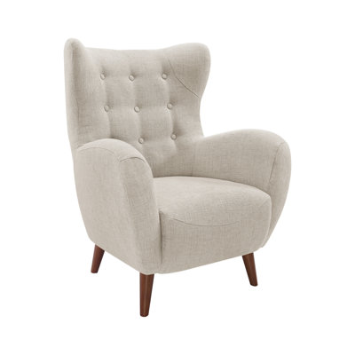Kriansh 87.1Cm Wide Tufted Wingback Chair
