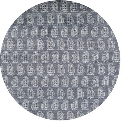 Tapis géométrique gris