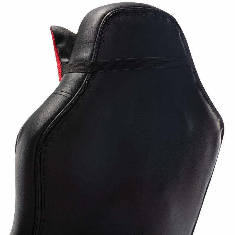 Fauteuil de jeu Meridian, Noir / Rouge
