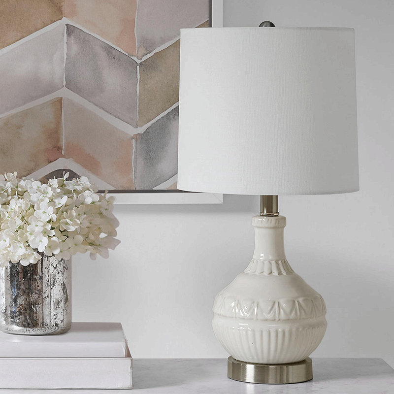 Gypsy Embossed Boho Table Lamp