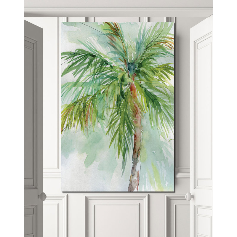 « palm breezes i », impression, H 18 po x l 12 po , Toile tendue, Sans cadre