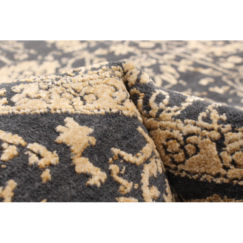 Tapis gris Heritage 6 pi 0 po x 6 pi 0 po