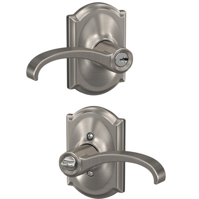 Whitney Keyed (Entry) Lever with Camelot Trim