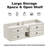 72'' Wall Mounted Double Bathroom Vanity Base Only