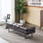 Naquanda Faux Leather Office Bench-1960066355