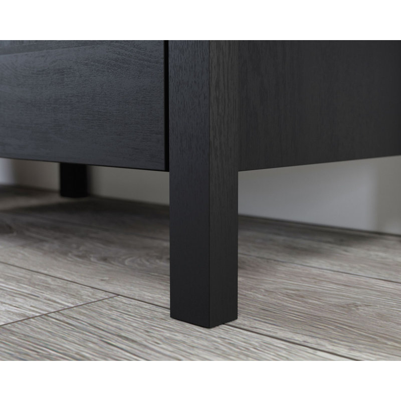 Armoire de rangement 2 portes Sm, Noir