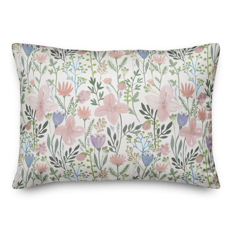 Floral Throw Pillow