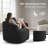 360-Degree Swivel Round Upholstered Comfort Chair with Ergonomic Design