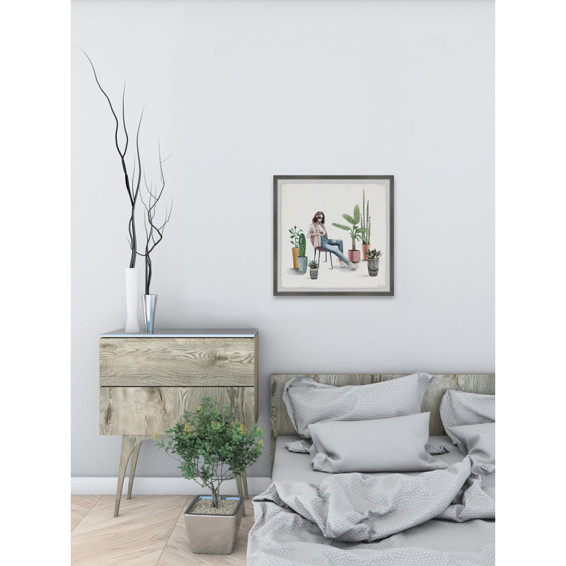 Ripped Jeans - Single Picture Frame Painting, 51cm H x 51cm W x 3.81cm D