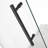 Belmore GS Hinged Frameless Shower Door-105384372-105384368