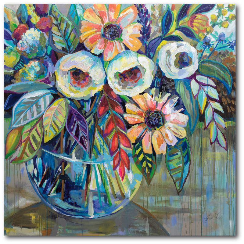 Reproduction d’art sur toile tendue, H 16 po x l 16 po x 1,5 po