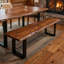 Banc en bois massif Towle-466889868