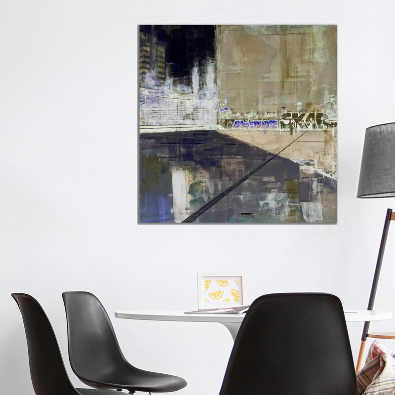 Berlin-22-01 1 Piece Wall Art on Canvas, 93.98cm H x 93.98cm W