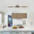 46.45" Dimmable LED Flush Mount