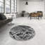 Tapis noir / gris à imprimé animal-864377137