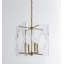 Tessa 4 - Light Metal Chandelier