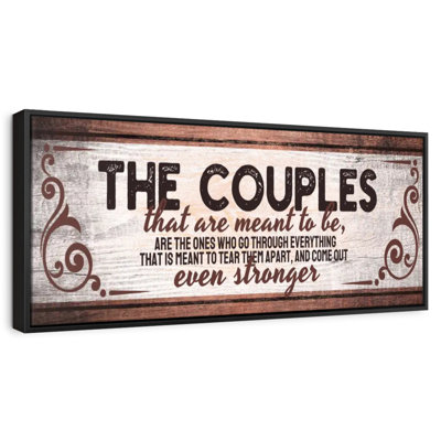 The Couples Quote Wall Sign