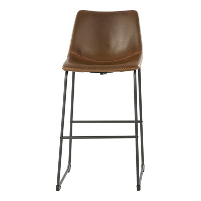 Williams Upholstered Counter Stool with Metal Frame