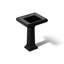Memoirs® 26.375" Tall Rectangular Pedestal Bathroom Sink with Overflow-1998482402-1998482430