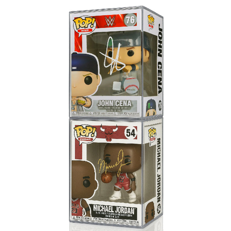 Premium Hard Protector Case For Funko Pop® Doll - Stackable Magnetic Lid Display - Set Of 2