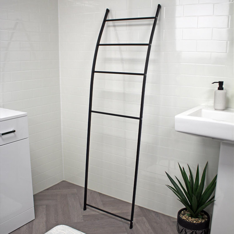 Agathla 4 Towel Stand, Matte Black