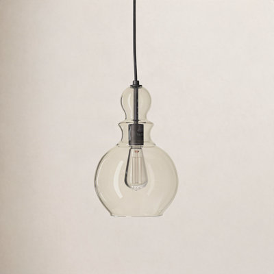 Theron Single Light Glass Dimmable Pendant