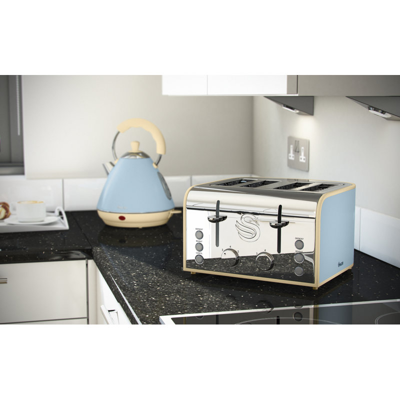Swan Toaster Oven, Blue
