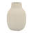 Neutral Textured 9" Ceramic Vase Contemporary Ivory Bulbous
