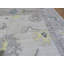 Tapis rectangulaire en laine gris / bleu / jaune de conception unique 12 pi 3 po x 15 pi 5 po