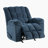 Gabriel 41" Traditional Chenille Fabric Rocker Reclining Chair with Gentle Rocking Motion & Pull-Handle Recline-443112939