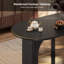 Table de salle à manger ovale de 70,87 po de largeur pour 6-8, table de cuisine moderne avec armoire de rangement à 2 niveaux et lumières DEL pour la cuisine, le salon, le bureau-908833156