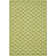 Tapis olive / ivoire en coton crocheté à la main Fullerton