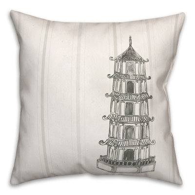 Polyester Throw Square Pillow Cover & Insert